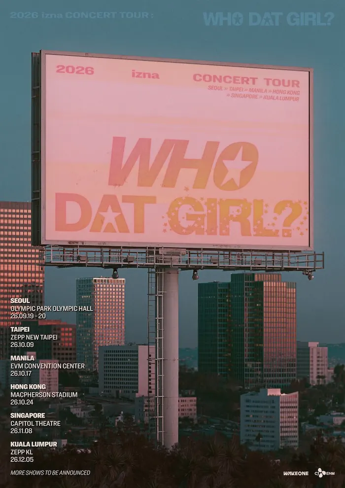 izna to Tour Six Asian Regions With First Concert Tour WHO DAT GIRL?