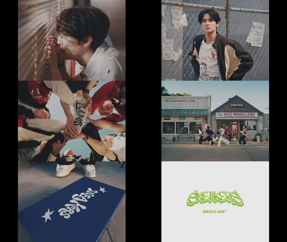 LUN8、『SNEAKERS』ミュージックビデオティザー公開　青春ストーリーでカムバックを予熱
